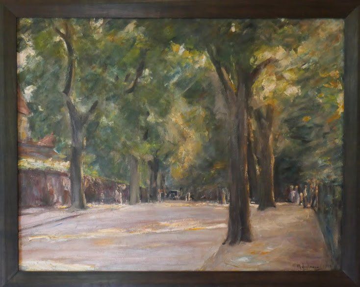 Max Liebermann, Die Große Seestraße in Wannsee Öl auf Leinwand, 1923