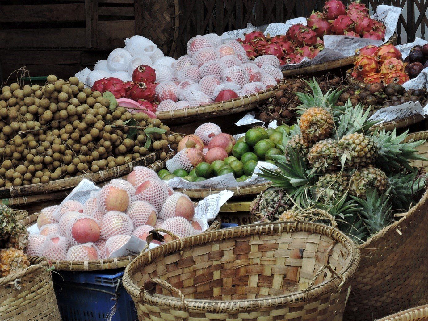 Markt in Mandalay Myanmar Burma