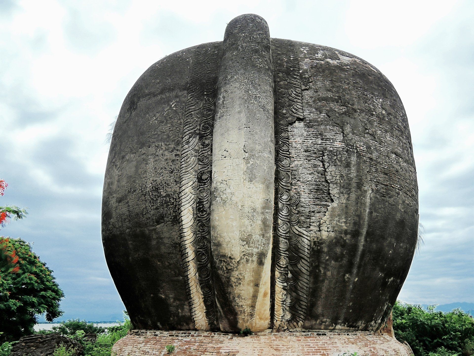 Mingun, Myanmar, Chinthe, Wächterlöwe,