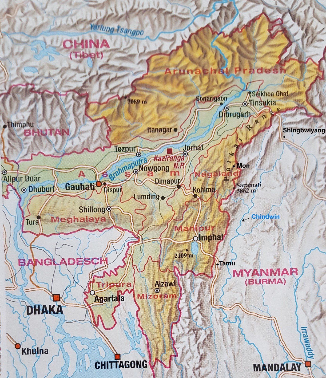 Nagaland Map