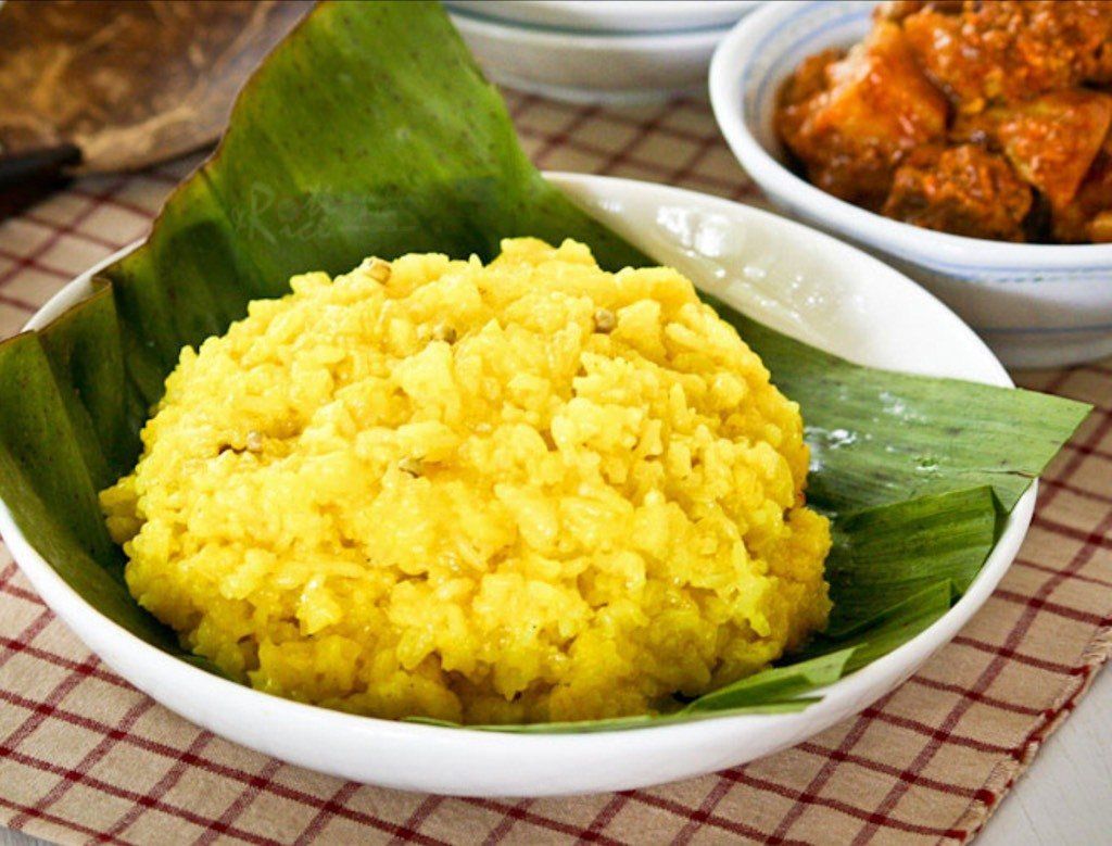 Nasi Kunyit Spezialität aus Malaysia