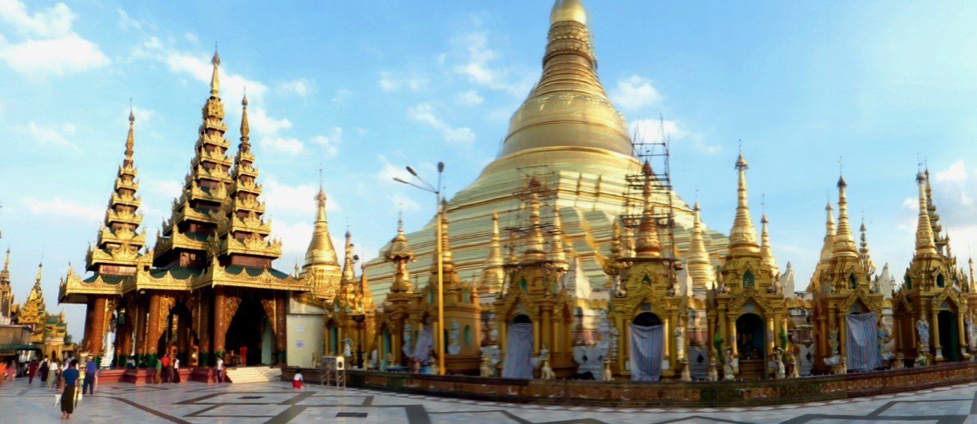 Shwedagon Pagode Yangon Myanmar