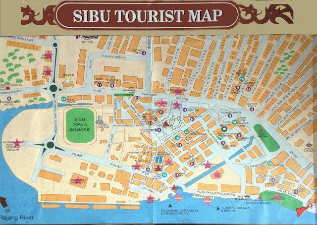 Sibu Sarawak Map