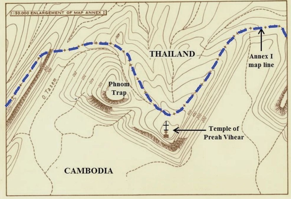 Prasat Preah Vihear Map