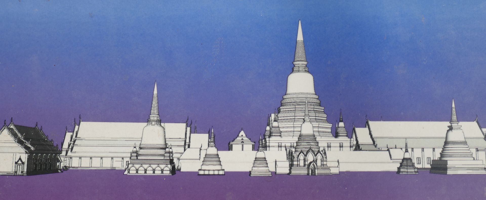 Wat Yaichai Mongkhol Ayutthaya Grafik