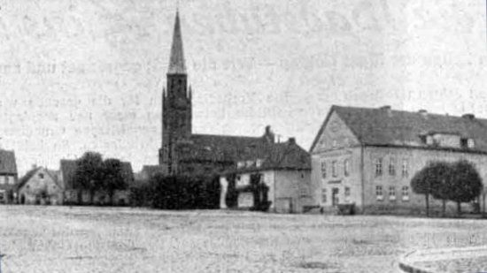 Goldap - Neue Kirche, ca 1952 (Quelle: Das Ostpreußenblatt,  05.09.1953)