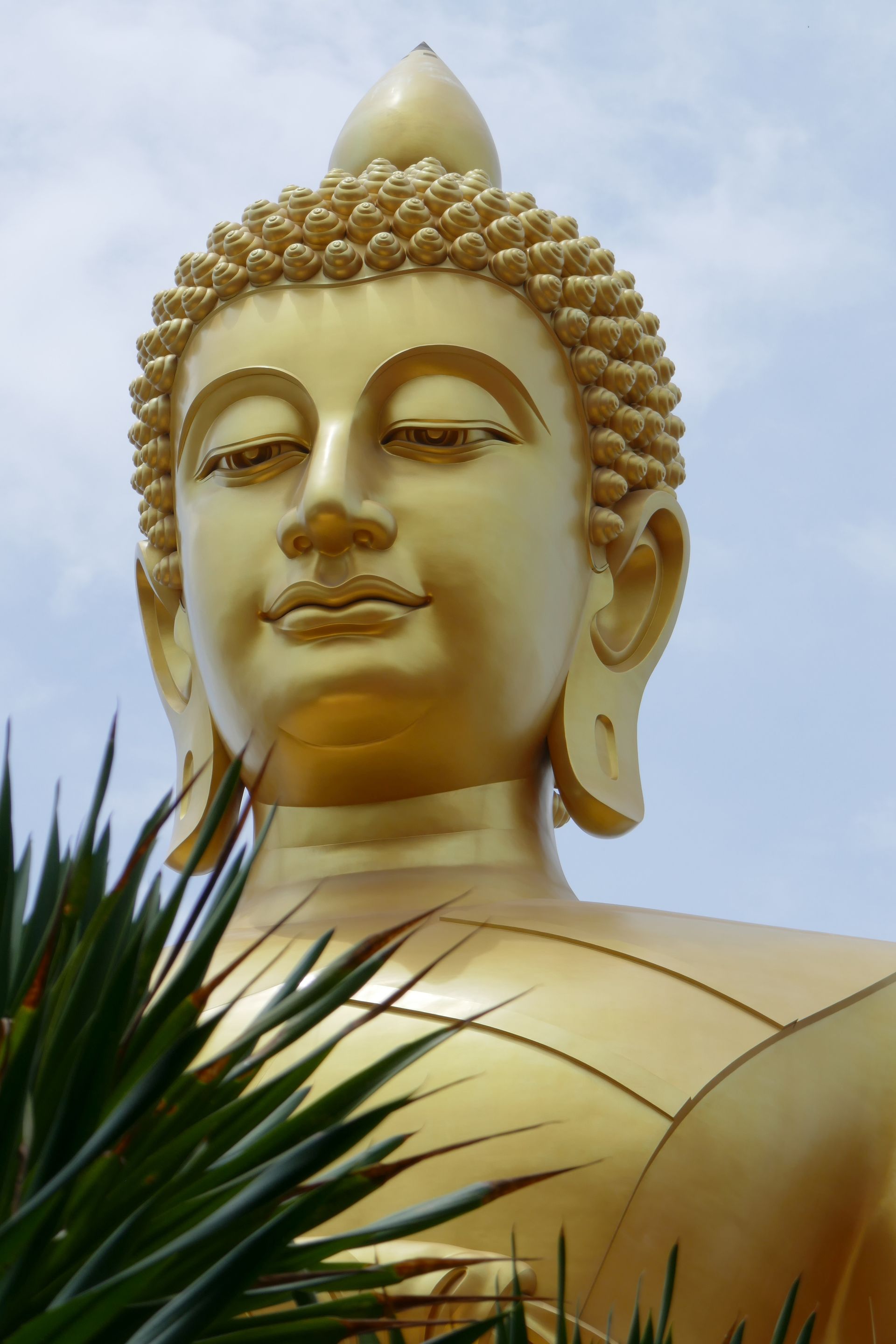 Großer Buddha Wat Paknam Bangkok Thailand