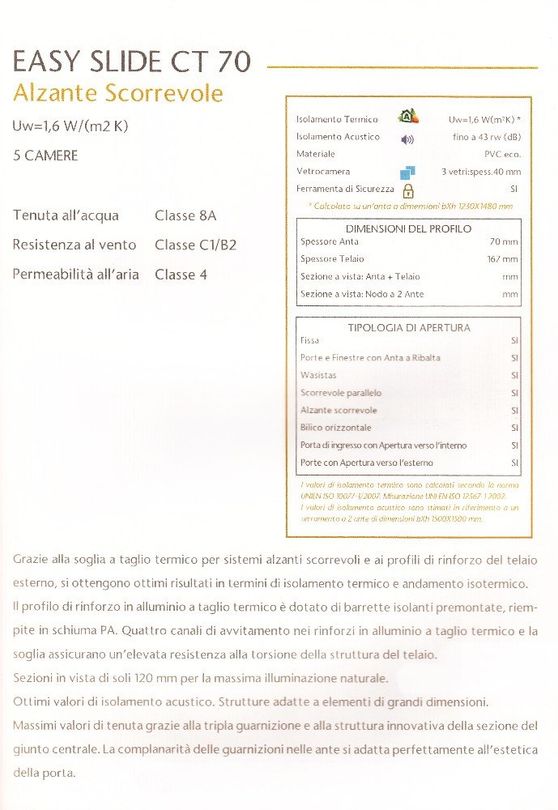 Una pagina di un libro intitolato easy slide ct 70.