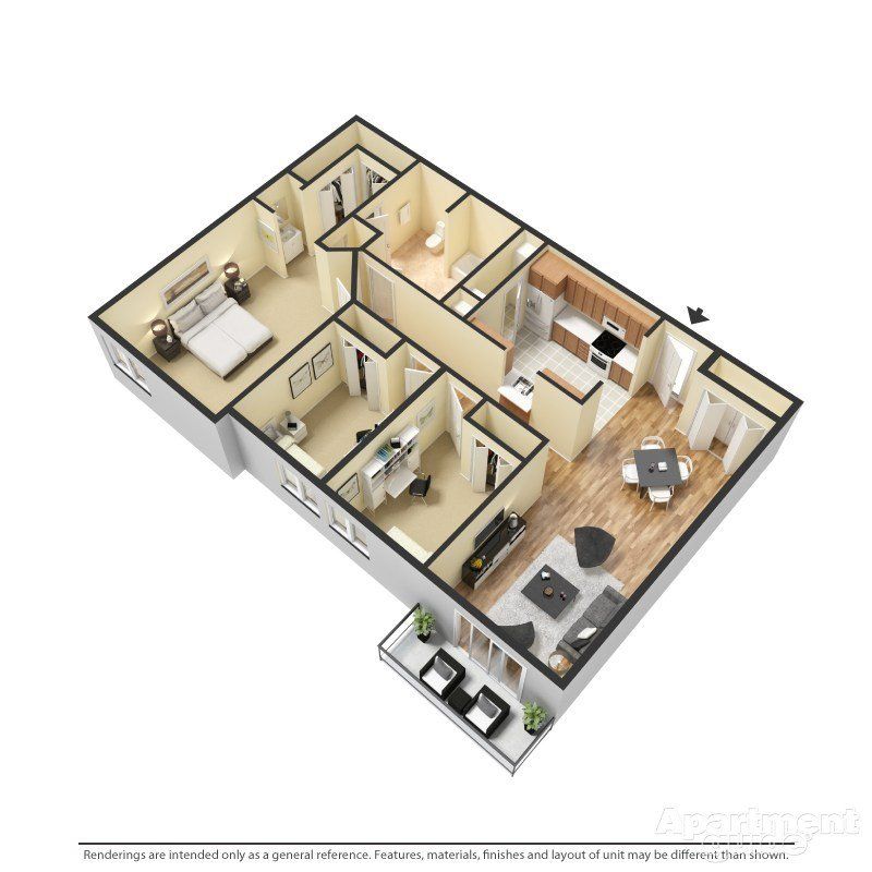 Tuscon Trails - Desert Oasis - Floor plan overview