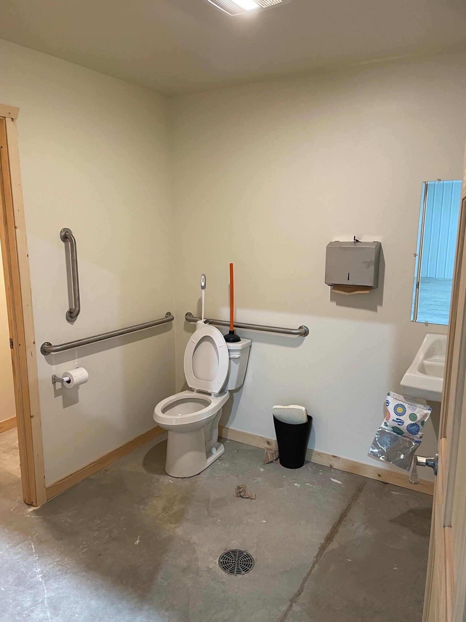commercial space bathroom