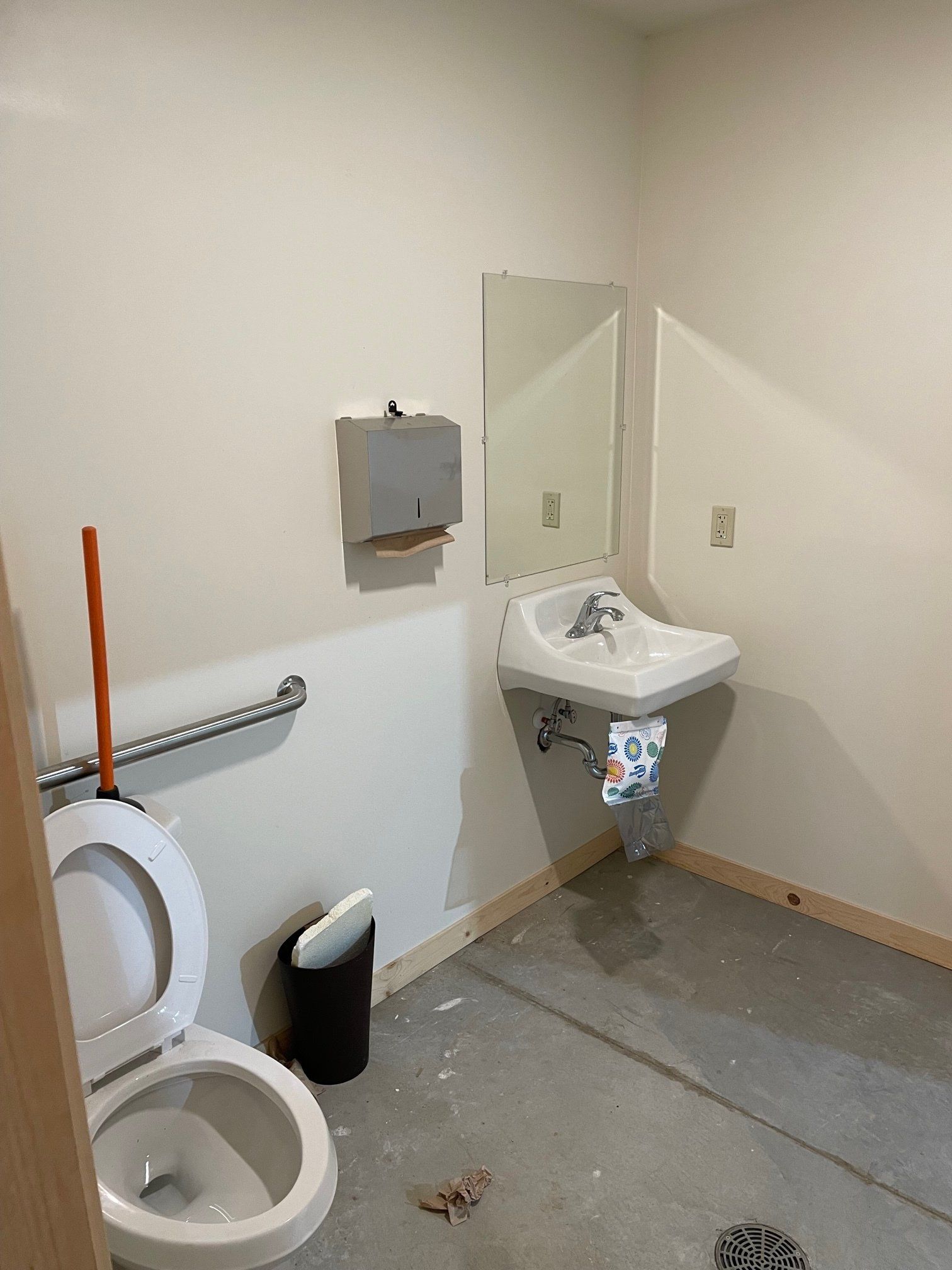 commercial space bathroom