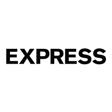 Black "EXPRESS" text on a white background.