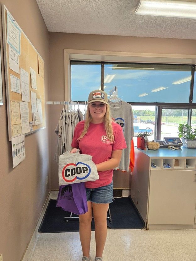 Local supporter wearing COOP apparel