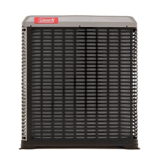 A coleman air conditioner on a white background