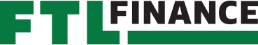 A green and white sign that says finance on it