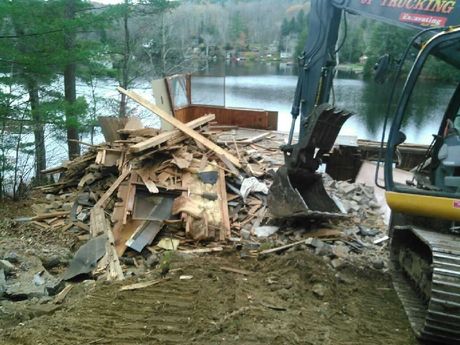 Building Road — Bellow Falls, VT — JP Trucking & Excavating LLC