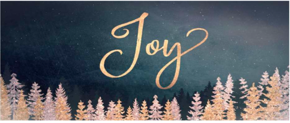 A Christmas-themed greeting card with 