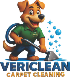 A blue oval with the word ver clean written on it.