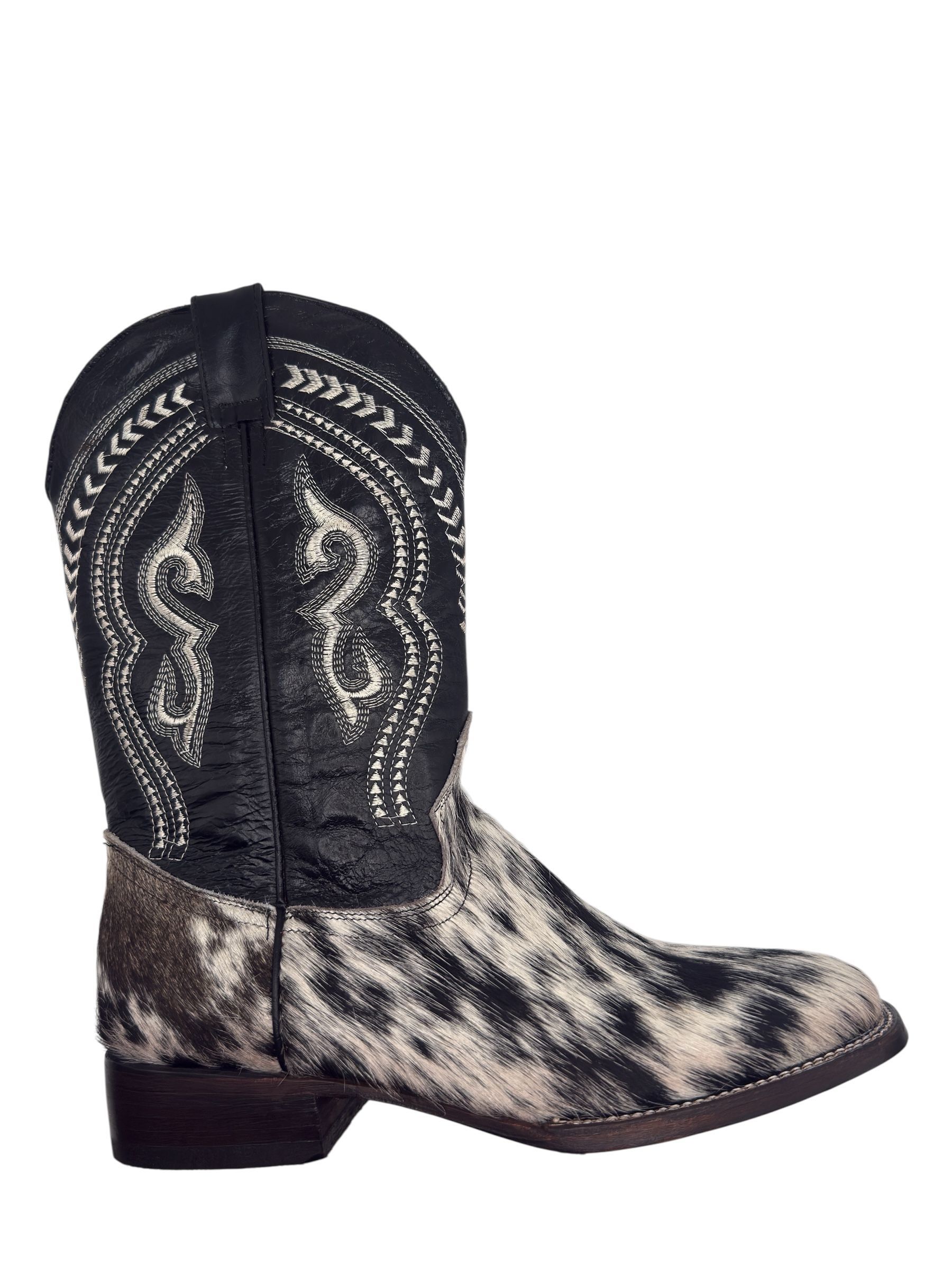 Men's Cowhide Hair Exotic Boots