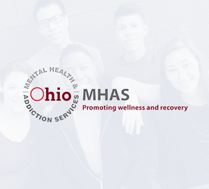 The logo for ohio mhas promoting wellness and recovery