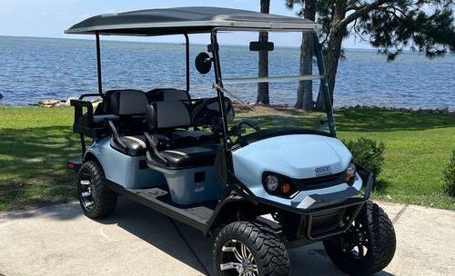 6 passenger golf cart available for rent from joyride30a