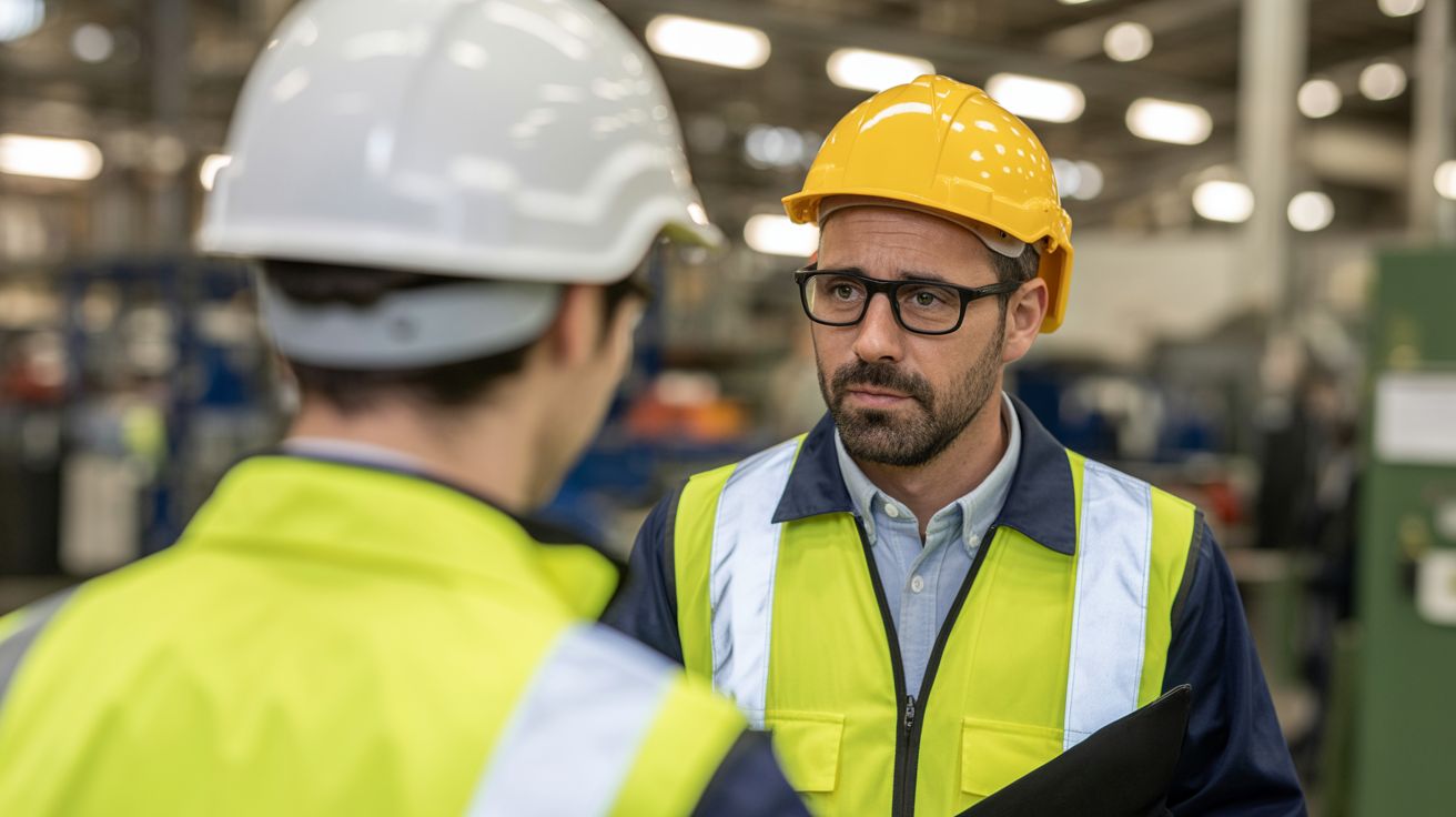 Operations manager handling workplace incident with duty of care