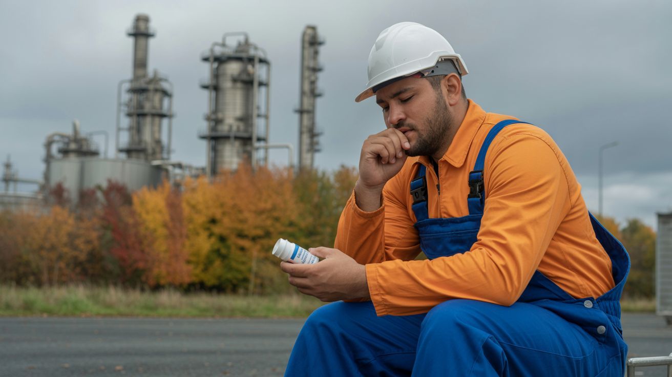 Yorkshire workplace safety meeting on seasonal affective disorder policies and substance screening