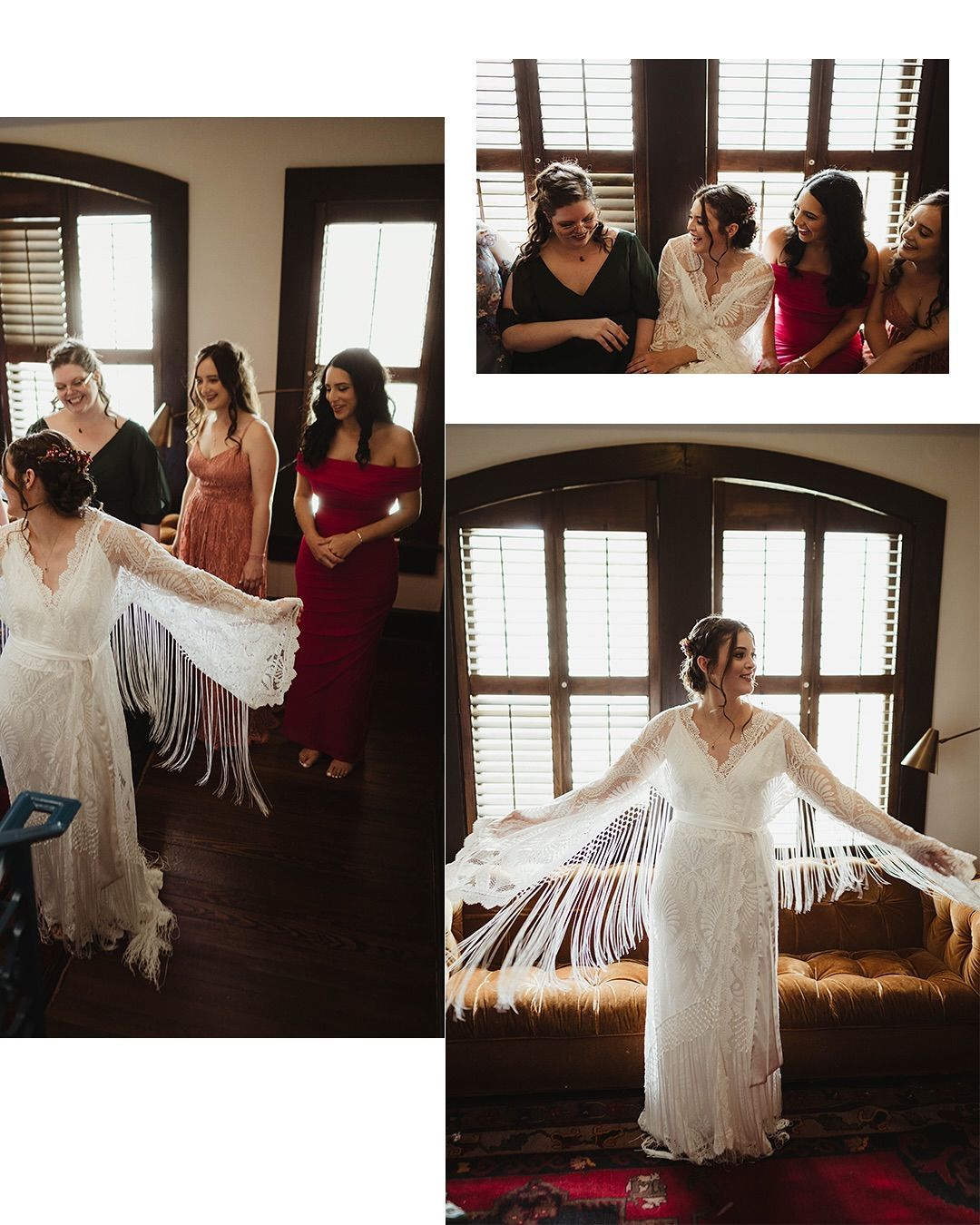 Disco-inspired wedding reception setup at Ivy Hall