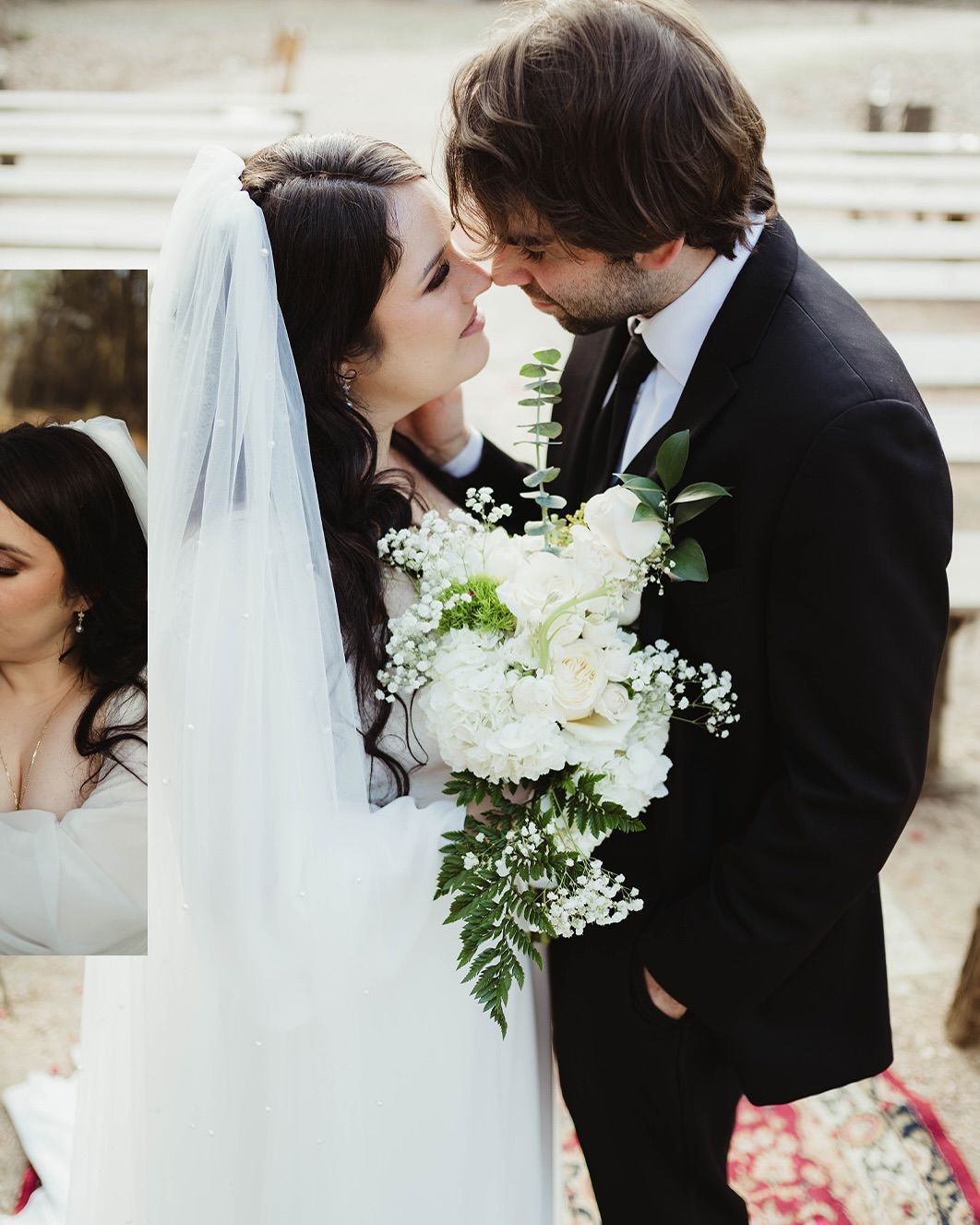 Groom's emotional reaction during ceremony