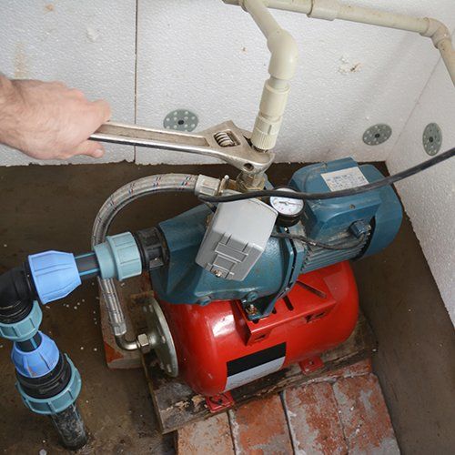 Water Pump — Covington, VA — Chuck White Heating, Air Conditioning, & Excavating
