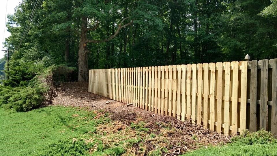 Wood Fence in Rural Setting