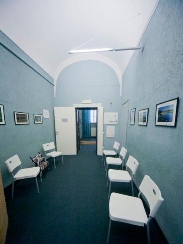 sala di attesa dello studio odontoiatrico