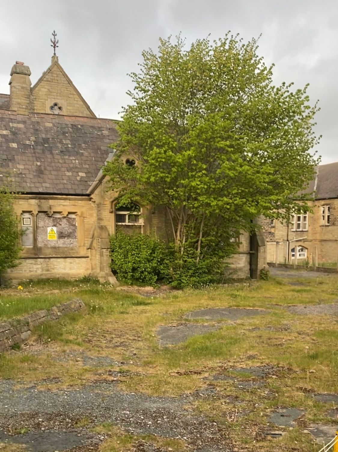 abandoned residential home