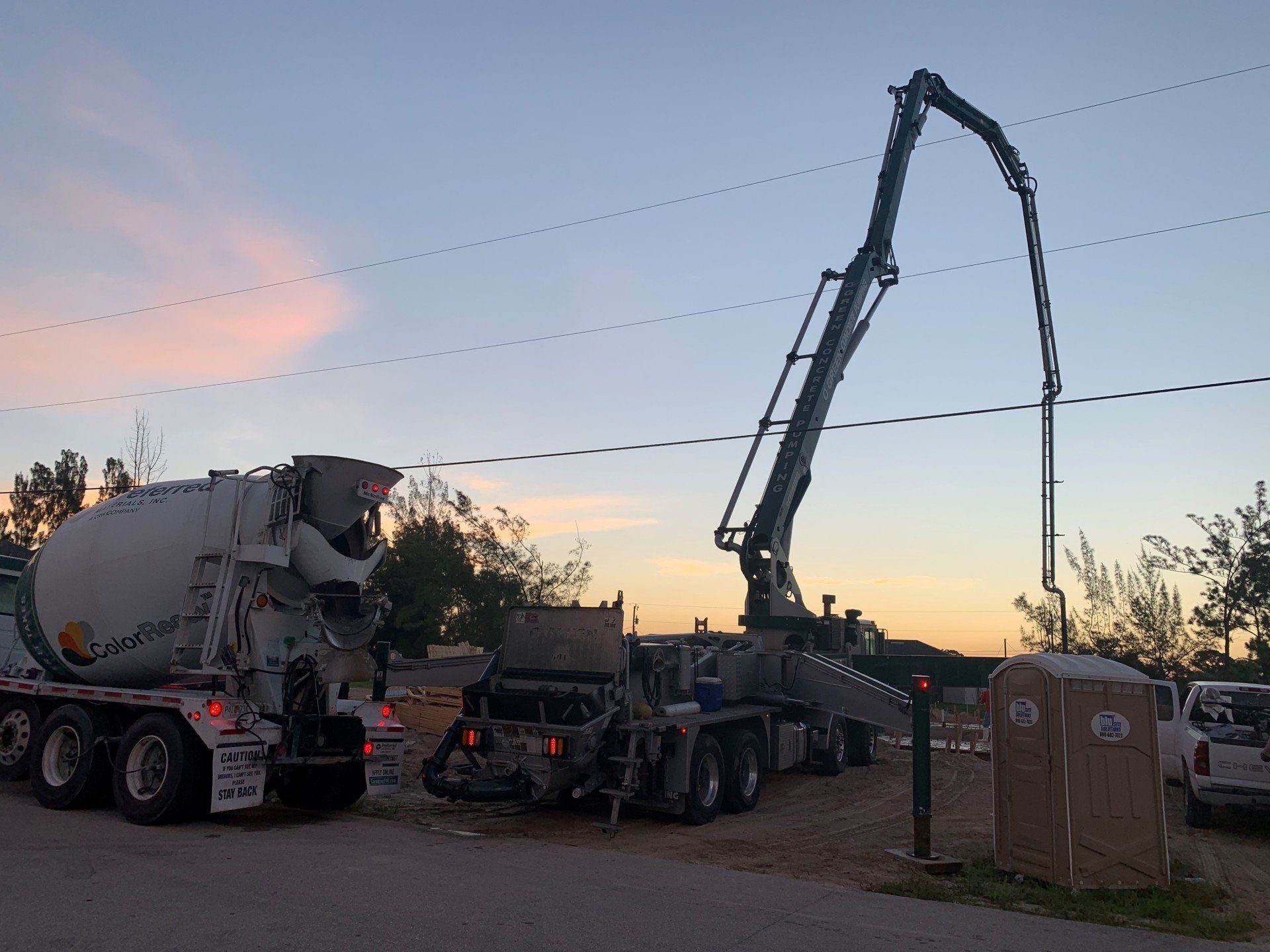 Concrete Mixer Truck — Cape Coral, FL — Channel Mark Shell