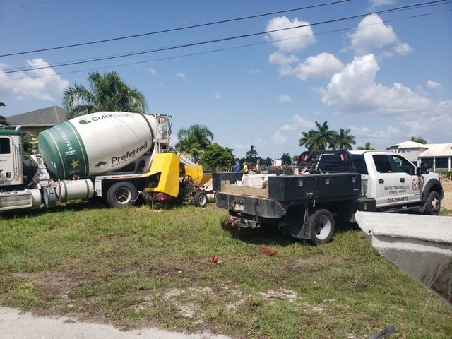 Concrete Mixer Truck — Cape Coral, FL — Channel Mark Shell