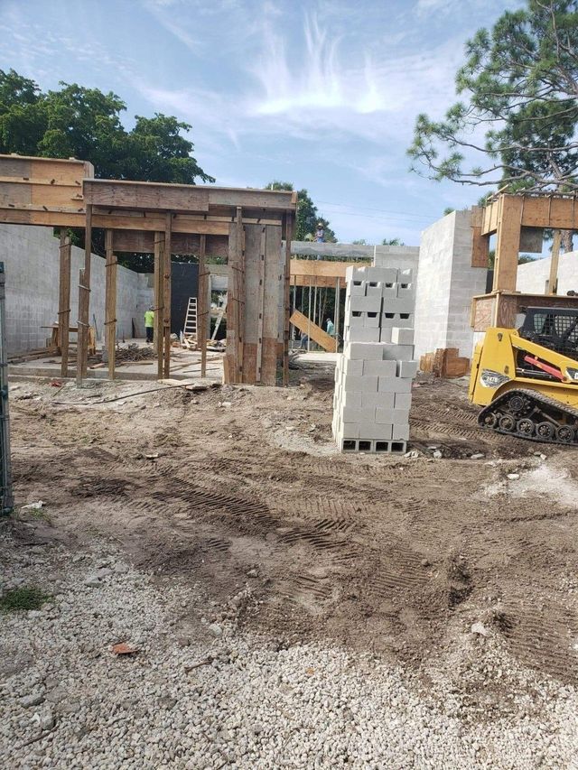 Bulldozer on the Construction Site — Cape Coral, FL — Channel Mark Shell