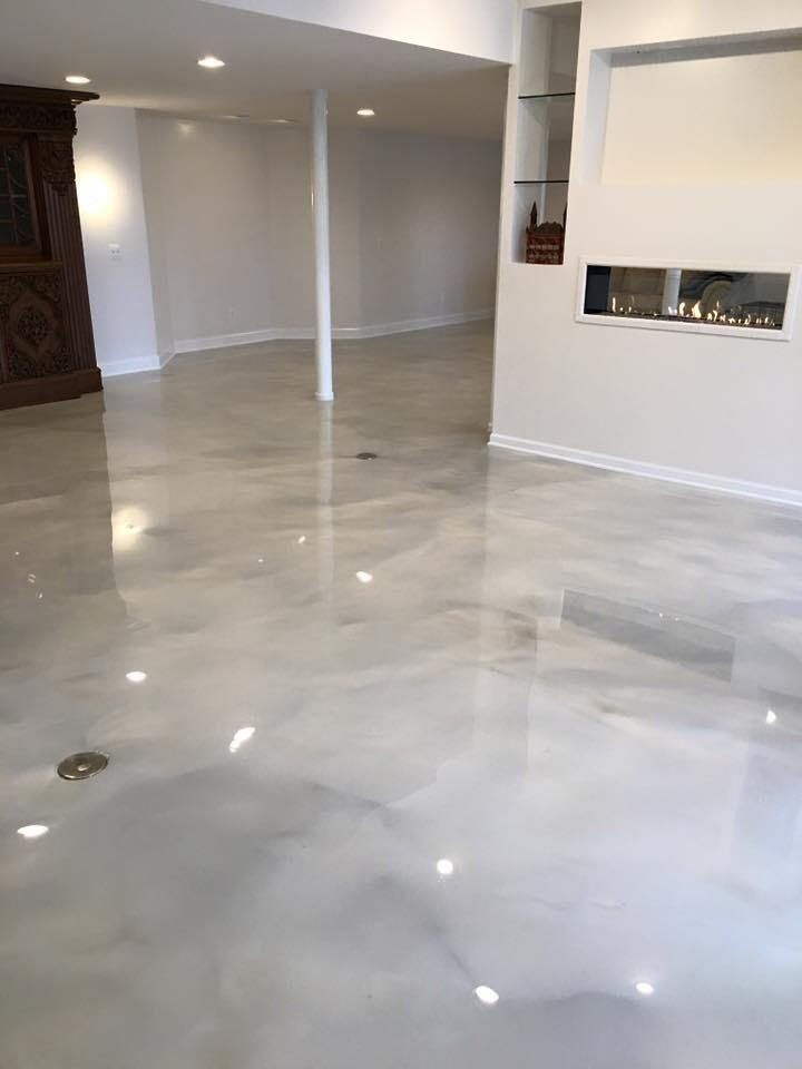 Workers Finishing Epoxy Flooring Services in Olympia, WA