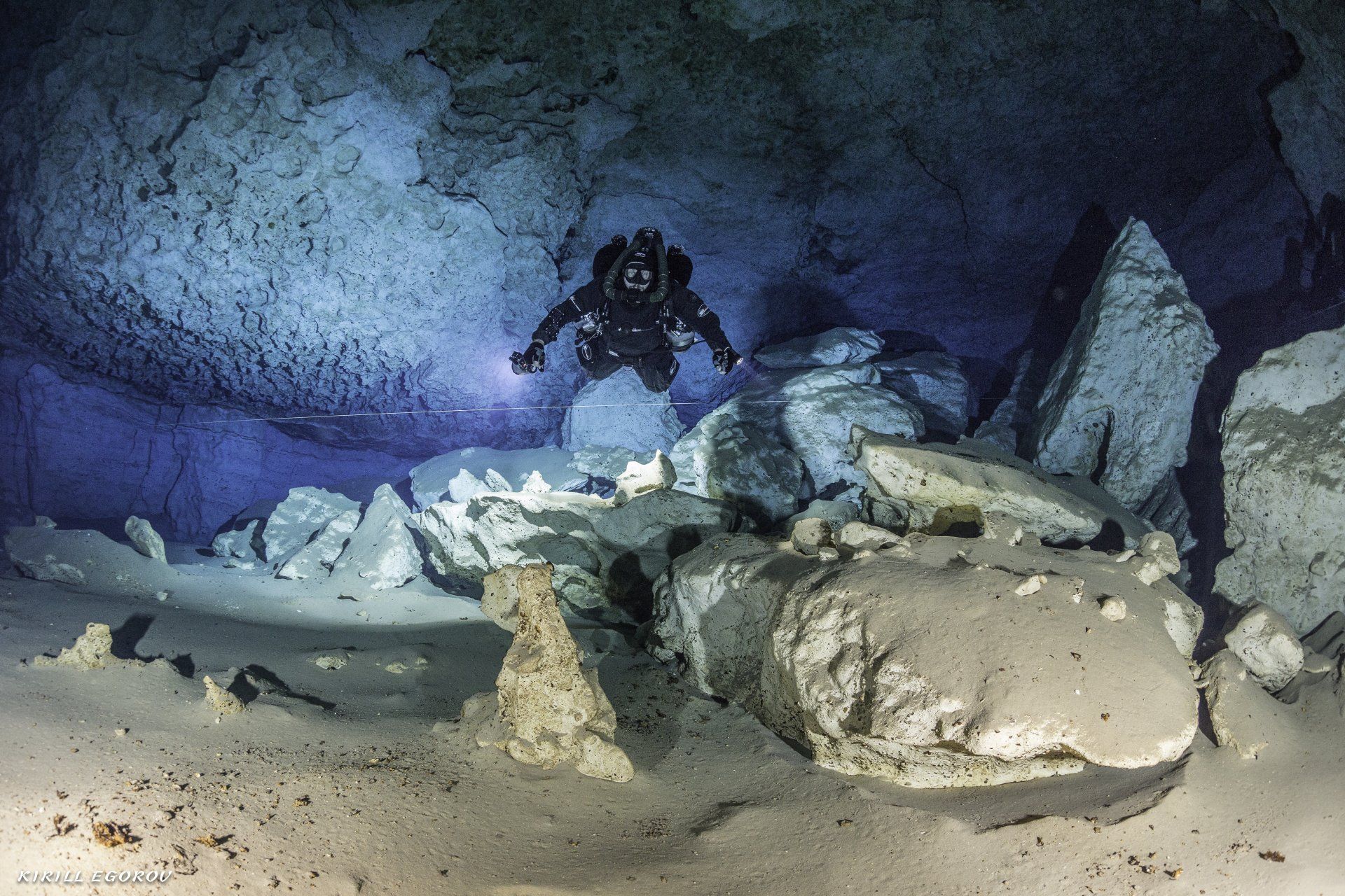 Cave diver