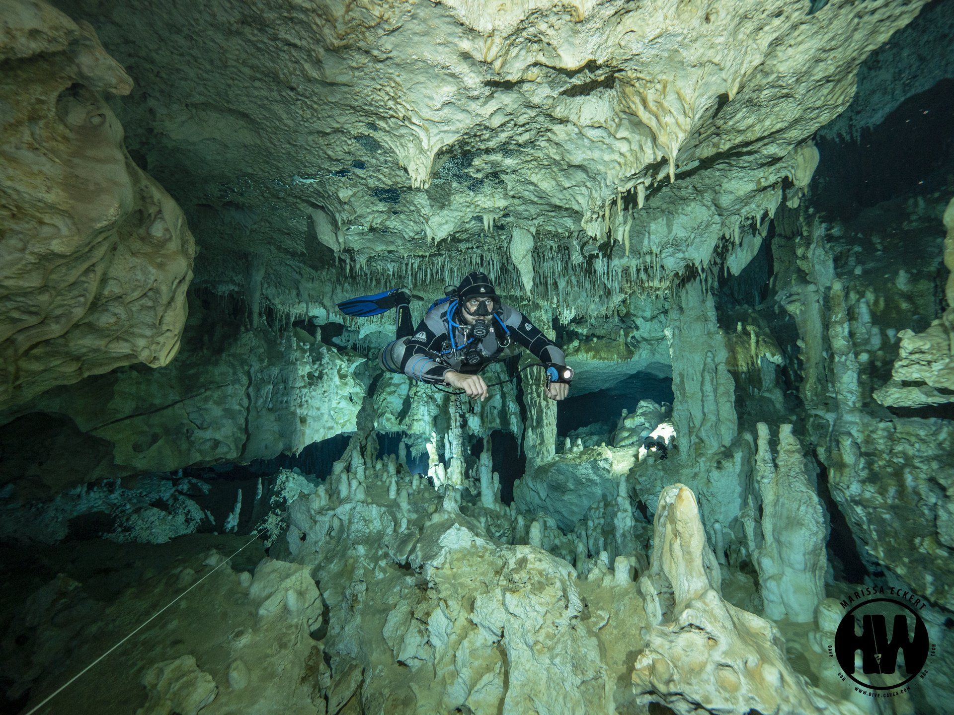 Scuba diver used closed circuit rebreather
