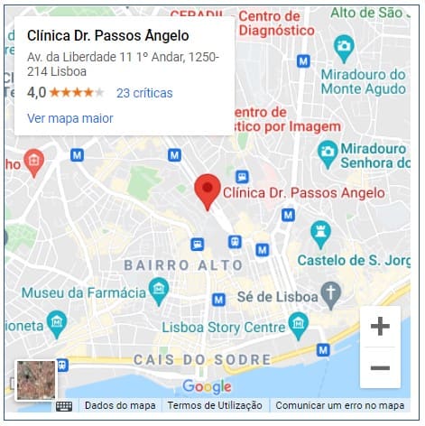 Clinica Dr Passos Angelo Aumentar Google Maps