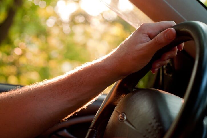 Hand on Steering Wheel - Drivers Education in Portsmouth, VA
