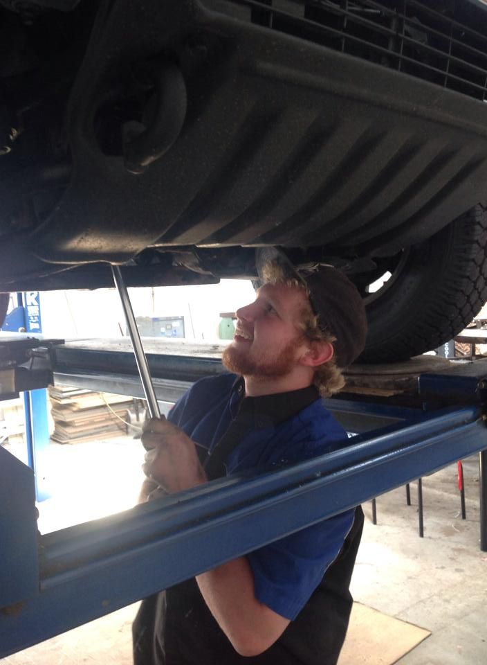 Auto Mechanic Working on the Vehicle's Engine — Vehicle Servicing in Glen Innes, NSW