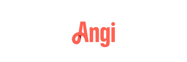 Angi logo in coral color.