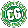 Logo for Cleaner Guys: a green and white circular emblem with 