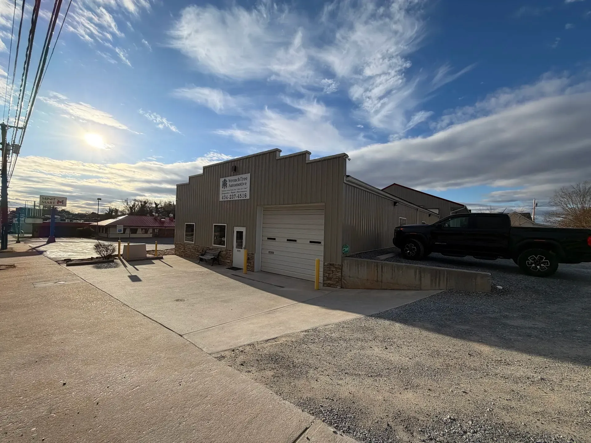 Outside Fort Ave Shop | WrenchTree Automotive