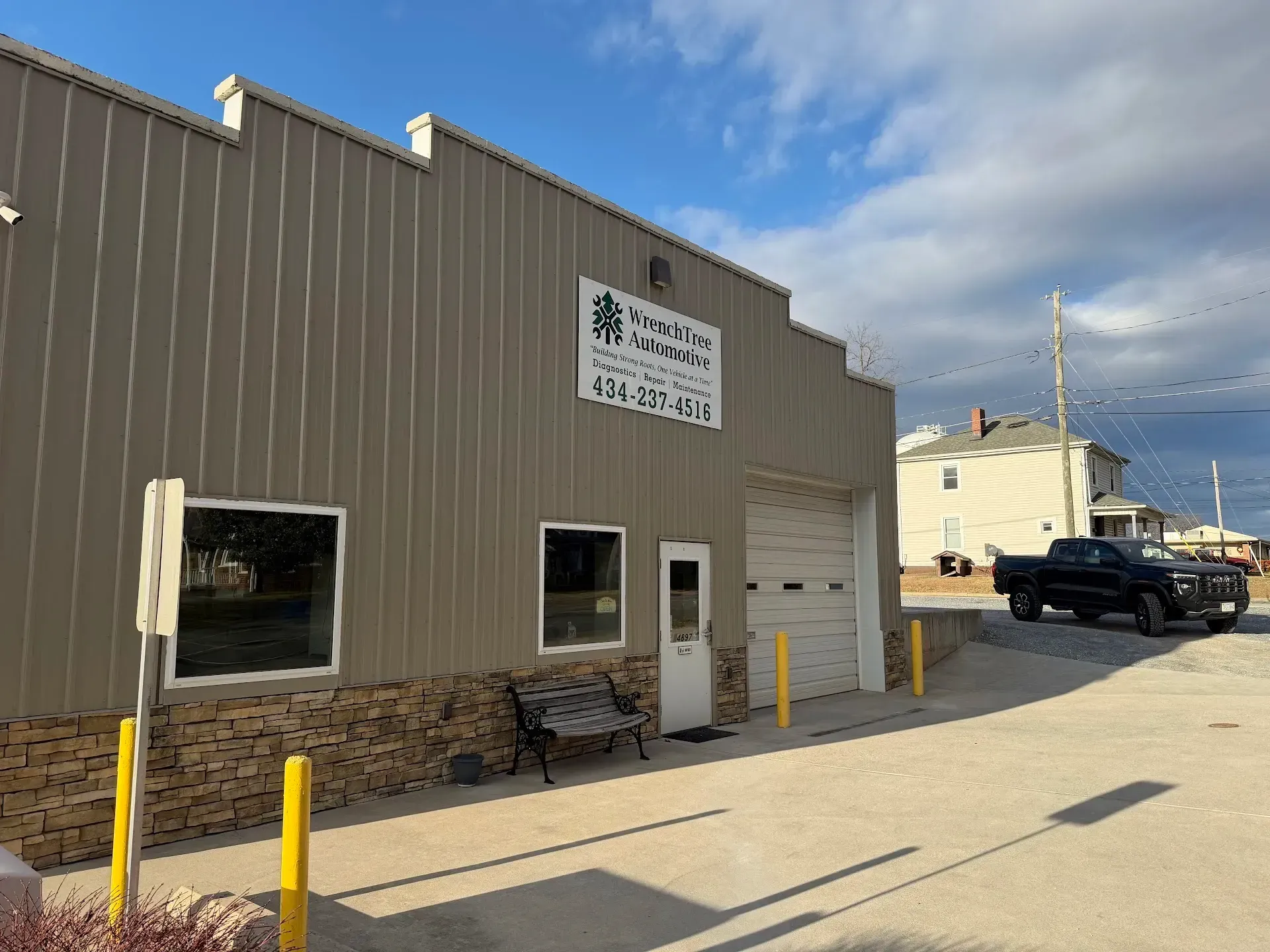 Outside Fort Ave Shop | WrenchTree Automotive