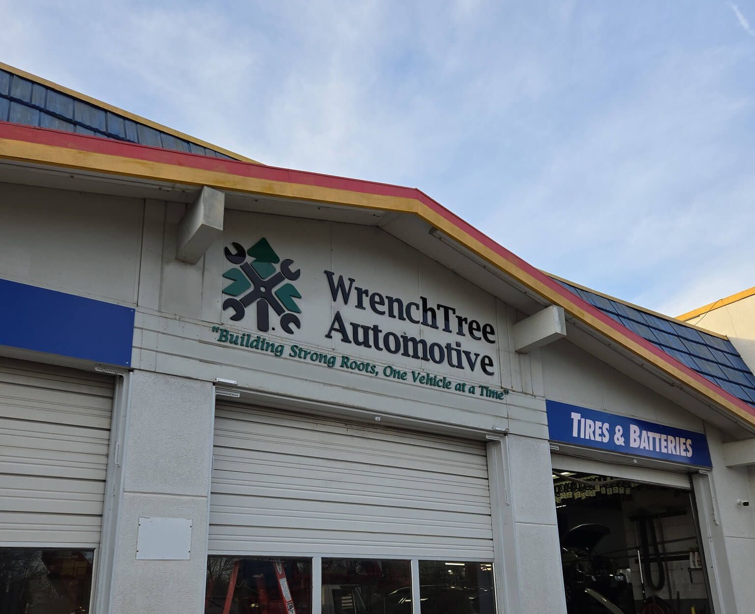 Front shop sign | WrenchTree Automotive