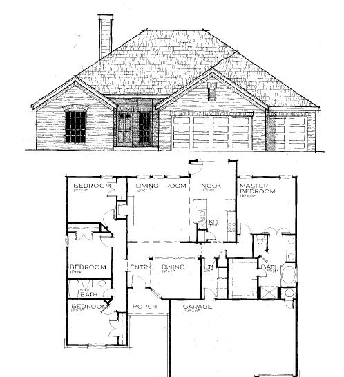 The Brookehaven - floor plan