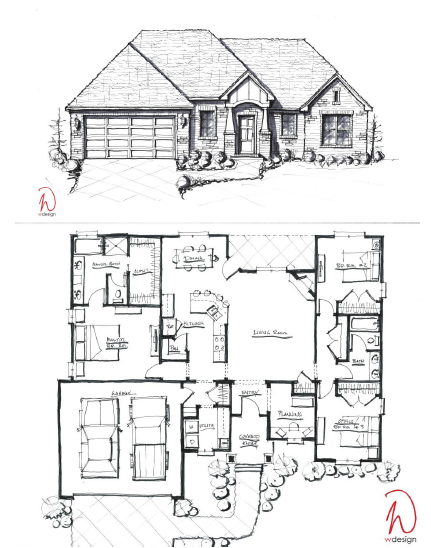 The Maybelle - floor plan