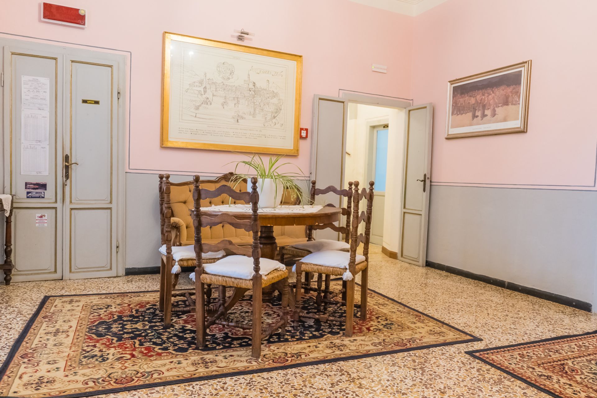 Tastefully decorated room